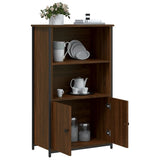 Highboard Brown Oak 62x32x103.5 cm Engineered Wood 834219
