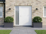 Garden Planter with LED 2 pcs Antracite 40 x 60 x 40 cm Steel 8008145