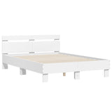 Bed Frame without Mattress White 120x190 cm Small Double 3207448