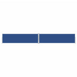Retractable Side Awning Blue 140x1000 cm 318028