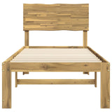Single Bed Frame with Headboard ROSTOCK White 75 x 190 cm 903313