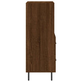 Sideboard Brown Oak 34.5x34x90 cm Engineered Wood 828691