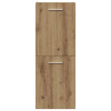 3 Piece Bathroom Furniture Set Artisan Oak Engineered Wood 3328594