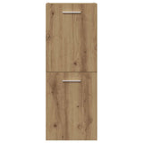 ZNTS 3 Piece Bathroom Furniture Set Artisan Oak Engineered Wood 3328594
