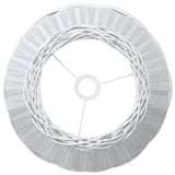 Ceiling Lamp Shade White 50x30 cm Wicker 364371