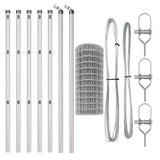Ground Fix Welded Wire Fence 10 x 0.8 m 3350453