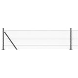 Welded Wire Fence with Concrete Base 10 x 0.6 m 3353613