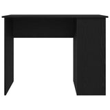 Desk Black Oak 100x55x75 cm Engineered Wood 862434