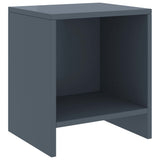 Bedside Cabinets 2 pcs Light Grey 35x30x40 cm Solid Pinewood 322243