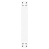 Dining Table Legs U-Shaped 2 pcs White 70x cm Steel 4013185