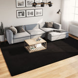 Rug HUARTE Short Pile Soft and Washable Black 240x340 cm 375121