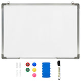 Magnetic Dry-erase Whiteboard White 90x60 cm Steel 146633
