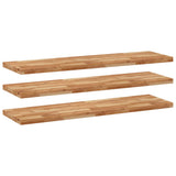 Floating Shelves 3 pcs 140x40x4 cm Oil Finished Solid Wood Acacia 3279649