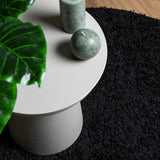 Shaggy Rug PAMPLONA High Pile Modern Black 280 cm 375293