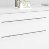Cabinet Handle 12 pcs Silver 700mm Stainless Steel 864738