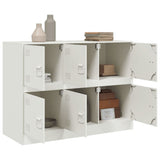 Sideboard White 99x39x73 cm Steel 841798