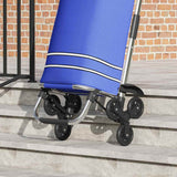 Shopping Trolley Folding Blue 47 x 39 x 100.5 cm Oxford fabric 42002339