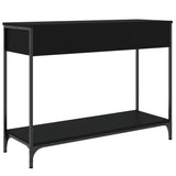 Console Table Black 100x34.5x75 cm Engineered Wood 834160