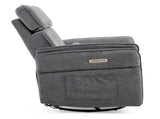 Electric Power Recliner Chair, 300&deg Swivel Rocker, Adjustable Headrest & Foldable Armrests, 330 34867600