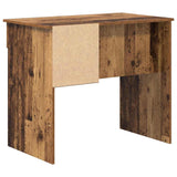 Desk with Drawer Old Wood 90 x 49 x 75 cm Engineered Wood 869272