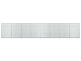 Gabion with 3.5 mm Wire and 5x2.5 cm Mesh 400x20x100 cm 3461666