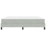Box Spring Bed with Mattress Light Grey 180 x 210 cm Fabric 3398755