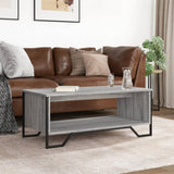 Coffee Table Grey Sonoma 100x51x40 cm Engineered Wood 848482