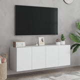 TV Cabinets Wall-mounted 2 pcs White 60x30x41 cm 836939