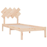 Bed Frame without Mattress 90x200 cm Solid Wood 3104853
