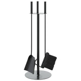 4 Piece Fireplace Tool Set 22x59 cm Steel 156375