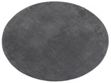 Rug HUARTE Short Pile Soft and Washable Anthracite 120 cm 375010