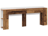 Headboard Cabinet with Storage Old Wood Engineered Wood 8001226