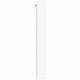 Vitrine Cabinet White 100x8.5x75 cm Engineered Wood 847933