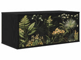 Wall-mounted TV Cabinet RHENEN 69 x 33 x 40 cm Black Oak 8007110
