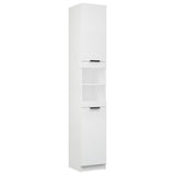 5 Piece Bathroom Cabinet Set White Engineered Wood 3115852