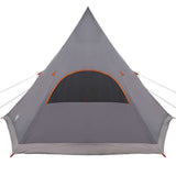 Teepee Tent 5-Person Grey and Orange 545 x 450 x 295 cm 42004001