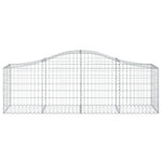 Arched Gabion Basket 200x50x60/80 cm Galvanised Iron 153393
