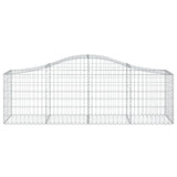 Arched Gabion Basket 200x50x60/80 cm Galvanised Iron 153393
