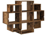 Wall Shelf Old Wood 90 x 25 x 90 cm Engineered Wood 8012178