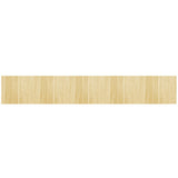 Rug Rectangular Light Natural 80x500 cm Bamboo 376795