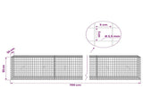 Gabion with 3.5 mm Wire and 5x5 cm Mesh 700x30x50 cm 3462224
