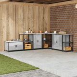 Kitchen Storage HATTEM Silver 60 x 50 x 92 cm Steel 874994
