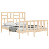 Bed Frame without Mattress 140x200 cm Solid Wood Pine 3193076