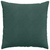 Sofa Pillows 2 pcs Dark Green 80 x 80 cm Corduroy Fabric 42014059