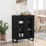Sideboard Black Oak 69.5 x 34 x 90 cm Engineered Wood 887209