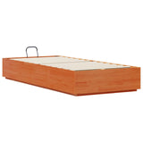 Ottoman Bed Frame Wax Brown 80 x 200 cm Solid Pine Wood 3418731