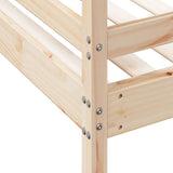 ZNTS Bunk Bed without Mattress 90x200/120x200 cm Solid Wood 3207185