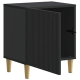 Bedside Cabinet 2 pcs Black 43 x 34.5 x 50 cm Engineered Wood 894568