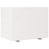 Garden Planter White 90x60x72.5 cm Solid Wood Pine 3282605