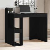 Office Desk Black 103.5x56.5x94 cm Engineered Wood 847976